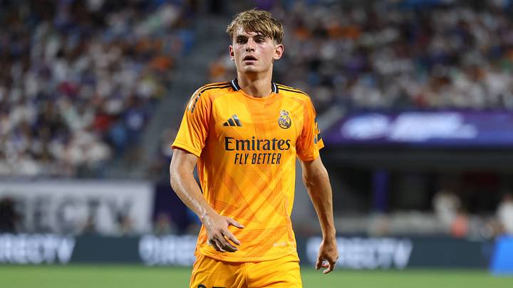 Nico Paz during his time at Real Madrid